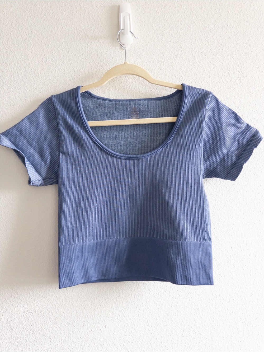 Offline by Aerie Blue Knit Crop Top size XXL